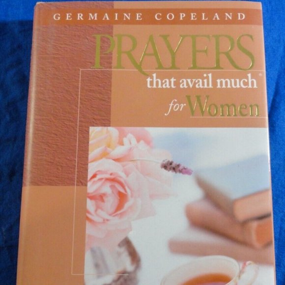 PRAYERS THAT AVAIL MUCH FOR WOMEN BY GERMAINE COPELAND PEACH HARD COVER RC 285 - Picture 1 of 9